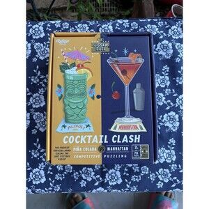 Ridley’s Games Jigsaw Duel Cocktail Clash Pina Colada vs Manhattan Puzzle Set